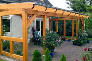 Деревянные навесы